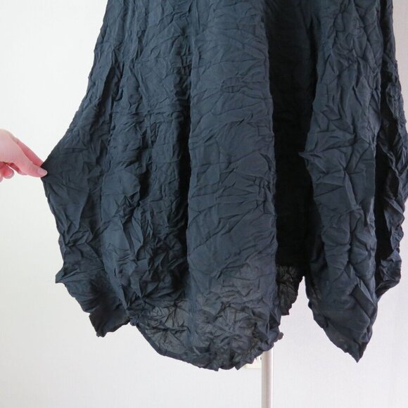 Vintage René Madison Ave Women's Black Avant-Garde 2-Piece Dress & Top Set M - Picture 8 of 14